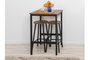 Hanah Home Barok Black Taburete de Aglomerado Color Negro